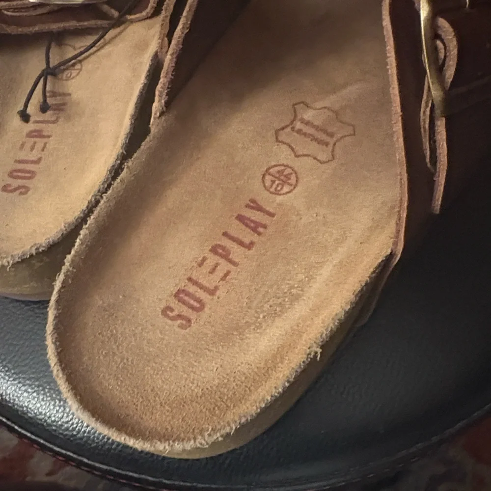 Replay Brown Strapped Sandals